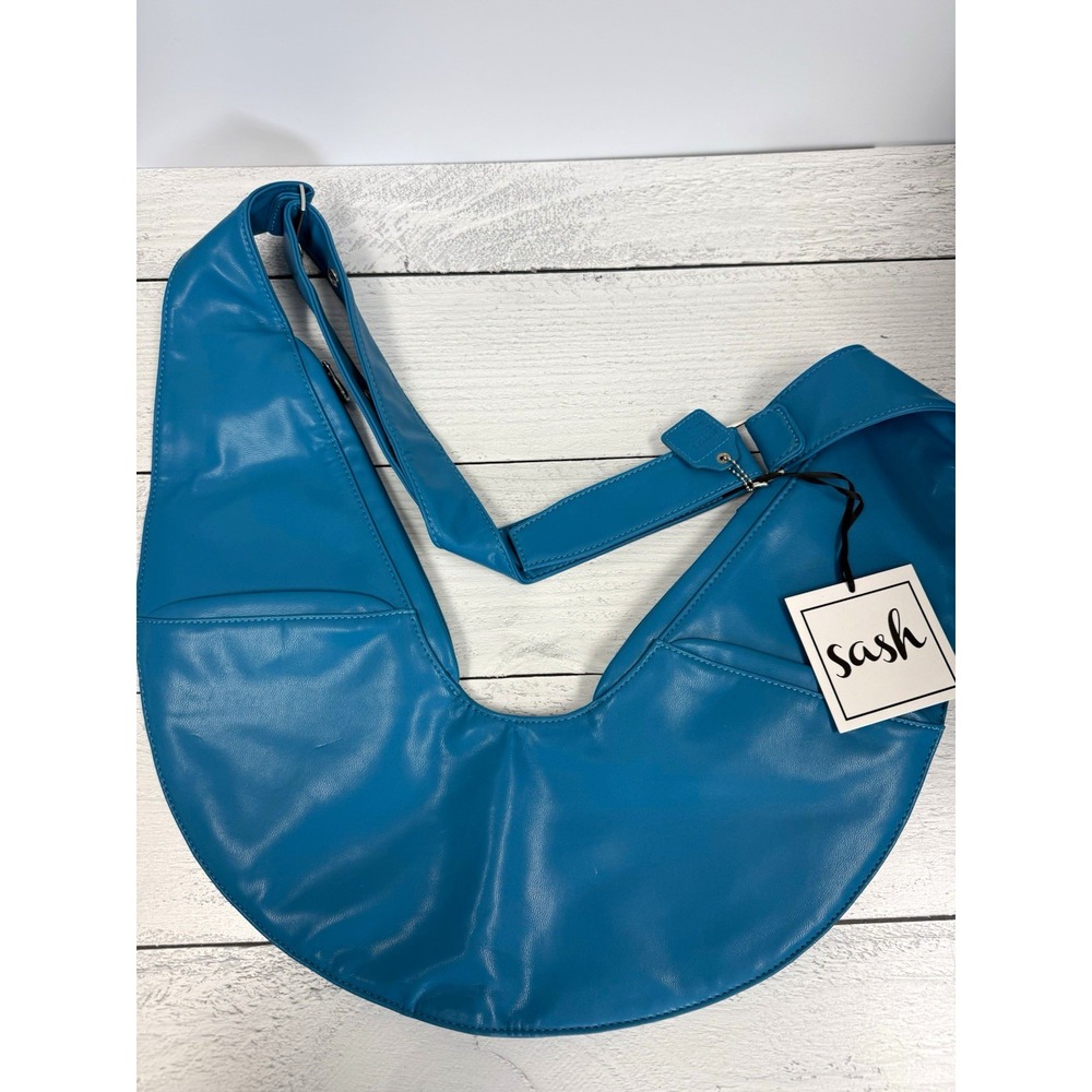 Sash Bag Teal Blue Crossbody Sling Shoulder Bag Purse NWT - Great for Travel!